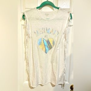 LIKE NEW Girls The Children’s Place Mermaid Swim Cover-up  Size Large 10/12